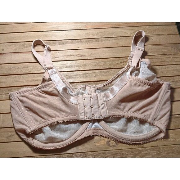 Wacoal Underwire Bra 34G Beige Nude Adjustable Straps Model 855186 - Picture 9 of 12